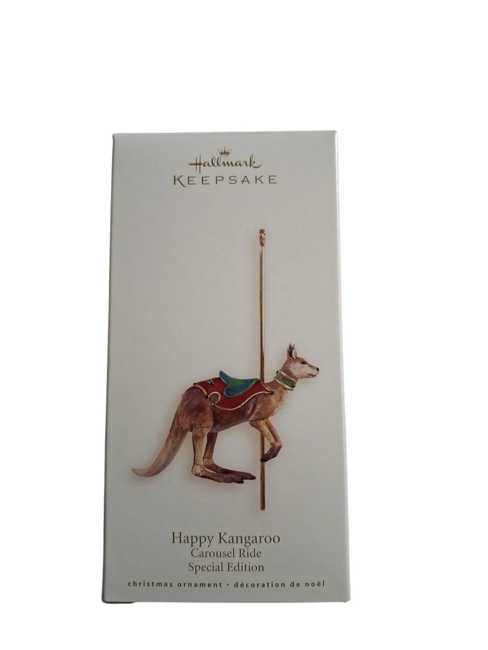 Hallmark Happy Kangaroo Carousel Ride Ornament